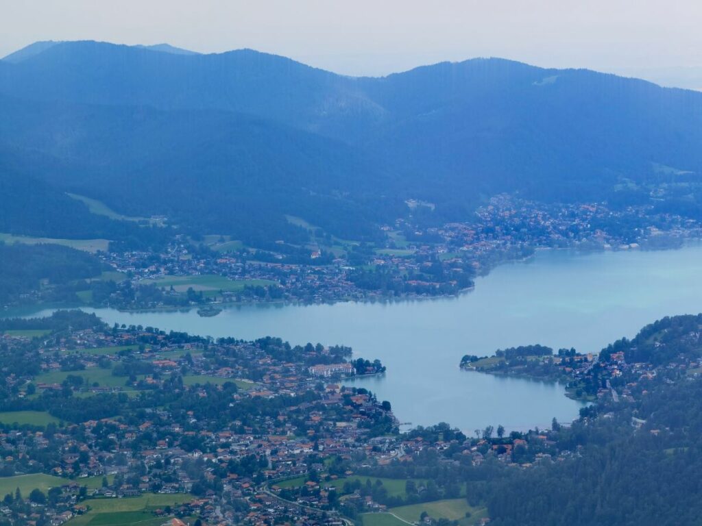 Die Bodenschneid Aussicht auf den Tegernsee