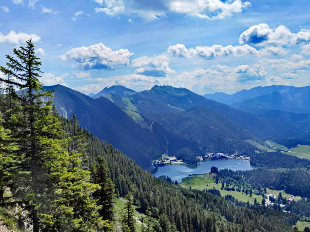 Die Spitzingsee Berge - gesehen vom Brecherspitz