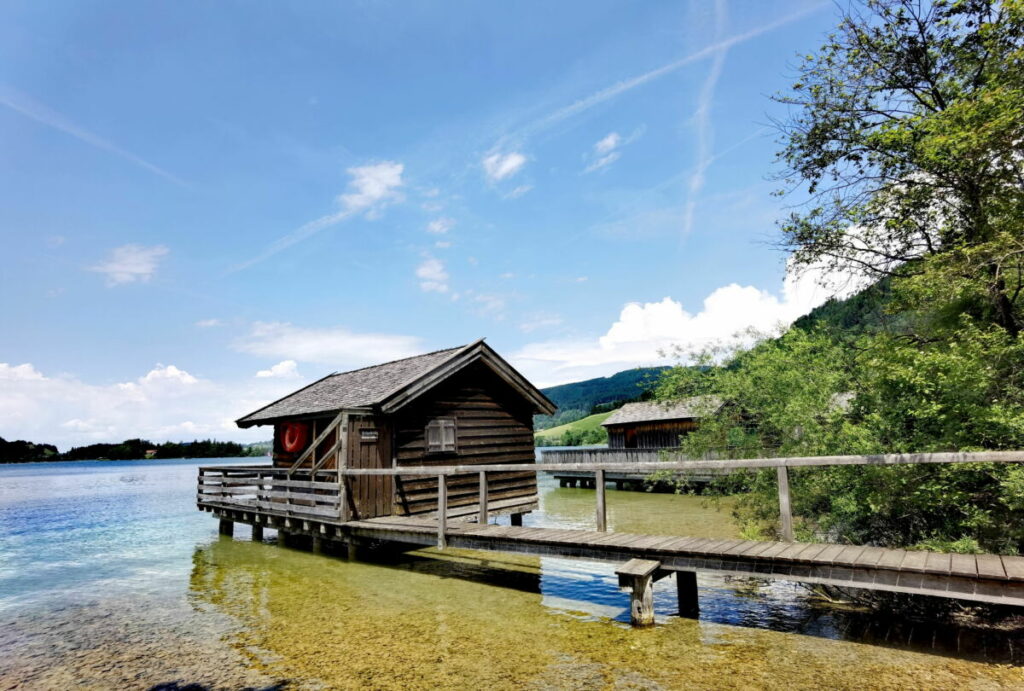 Schliersee Tipps: Besuch mal die schönen Bootshäuser am Südufer