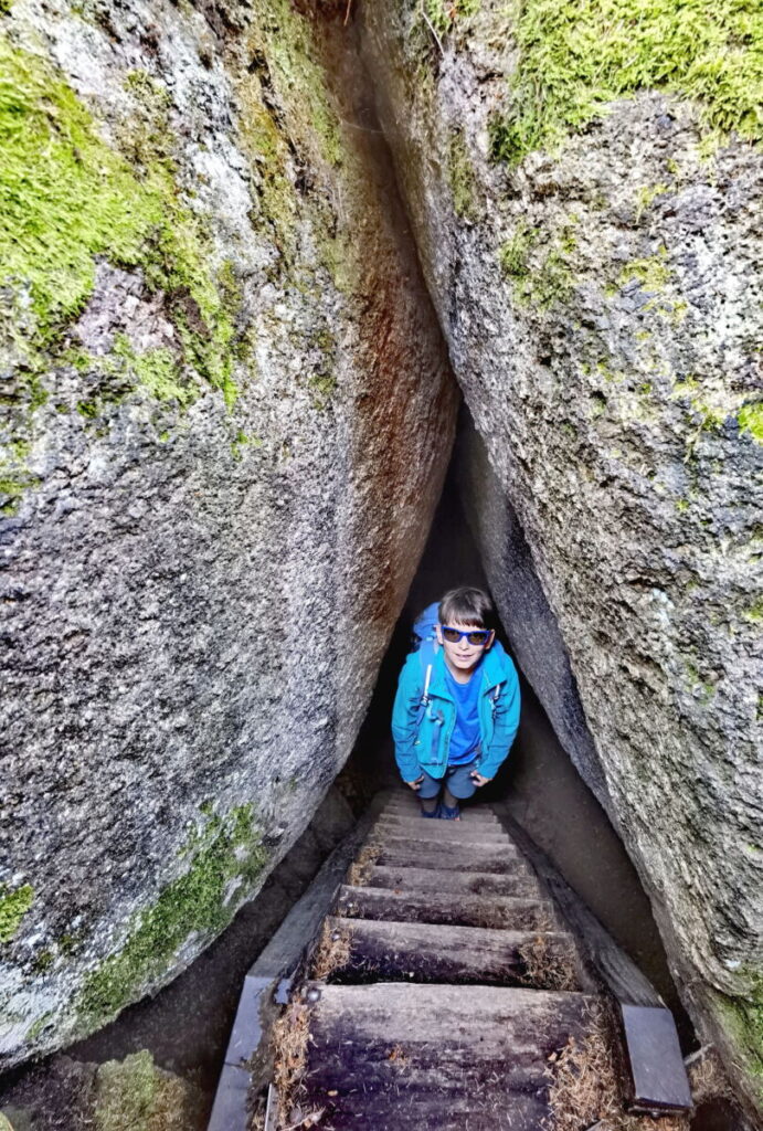 Außergewöhnliche Ausflugsziele Bayern - das Felsenlabyrinth im Fichtelgebirge