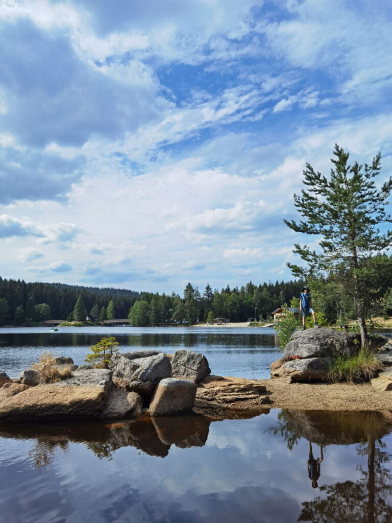 Ausflugsziele Bayern - der Fichtelsee im Fichtelgebirge